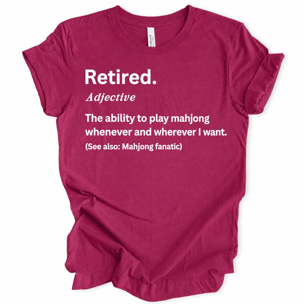 Retired Mahjong Fanatic T-Shirt