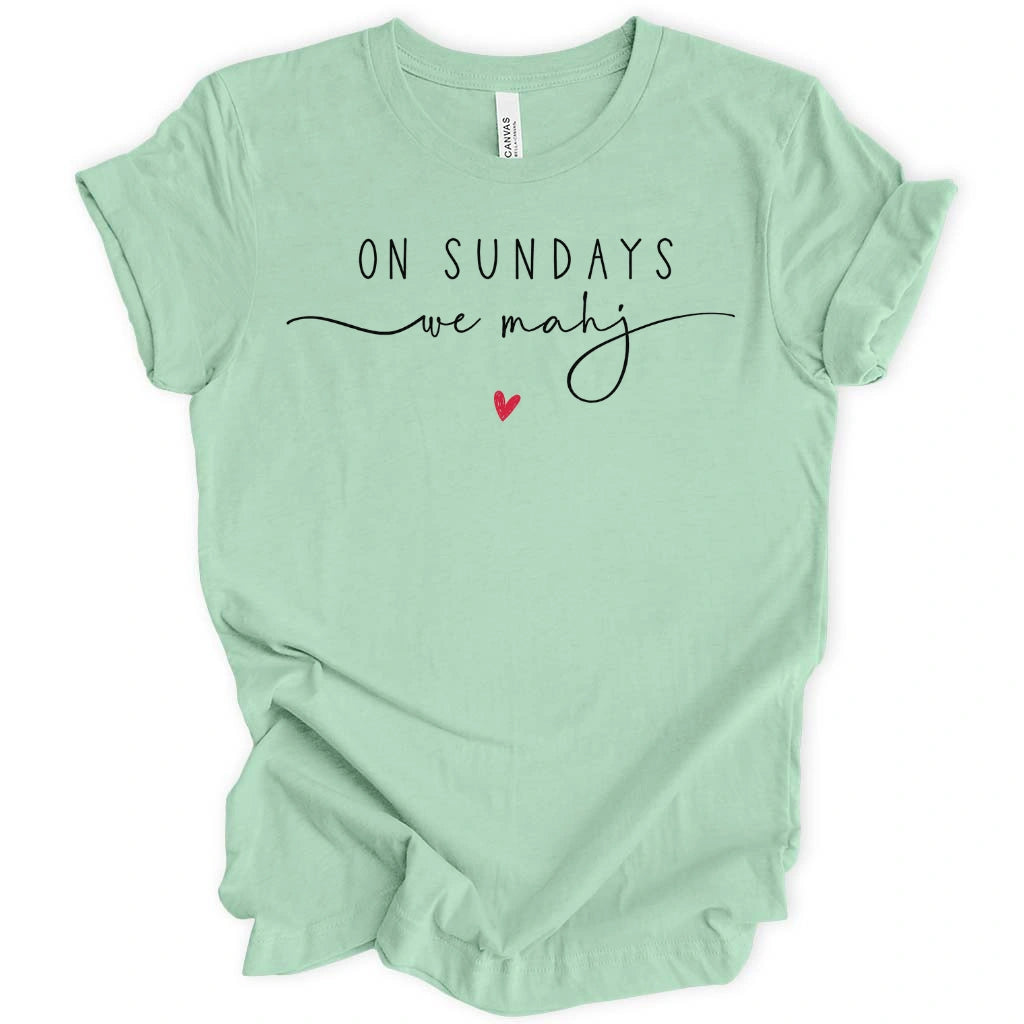 On Sundays We Mahj T-Shirt