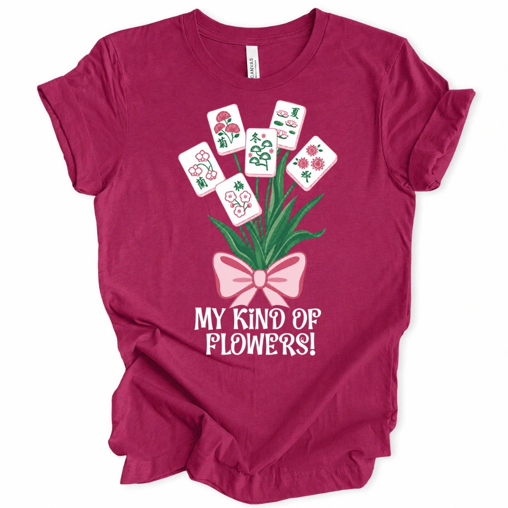 My Kind Of Flowers Mahjong T-Shirt