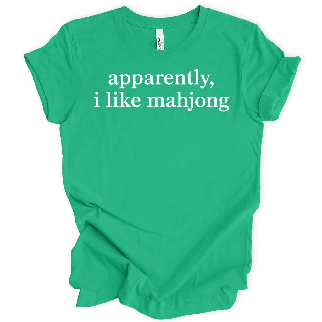 Apparently, I Like Mahjong T-Shirt