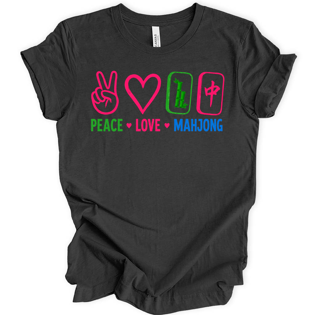 Peace Love Mahjong T-shirt
