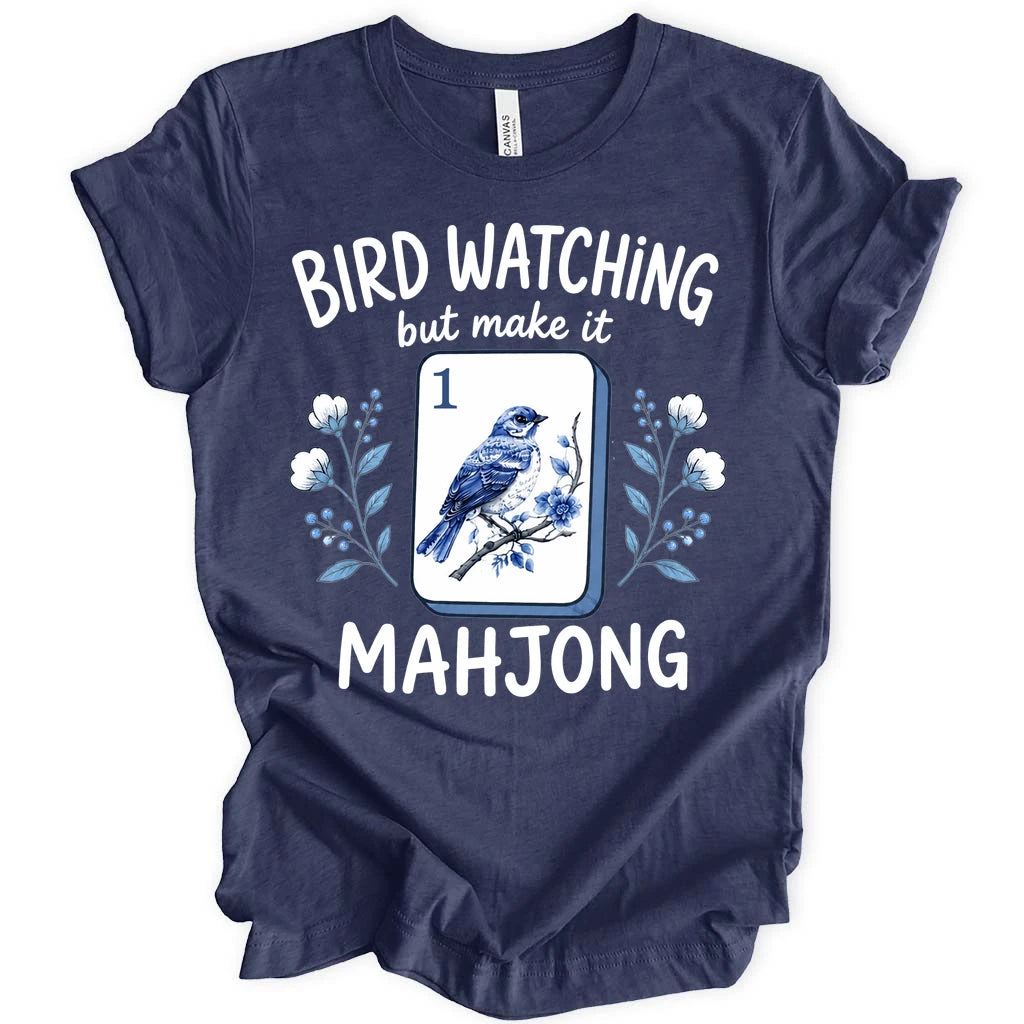 Bird Watching Mahjong T-Shirt