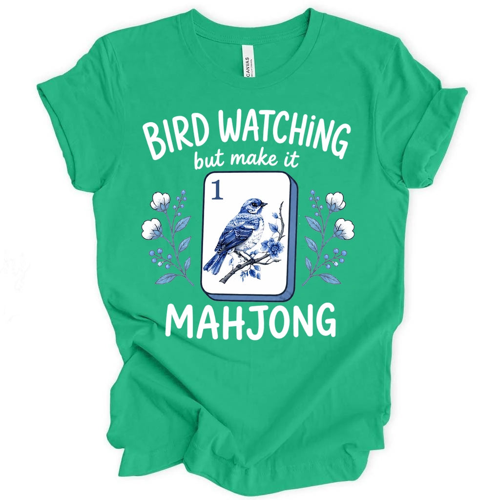 Bird Watching Mahjong T-Shirt