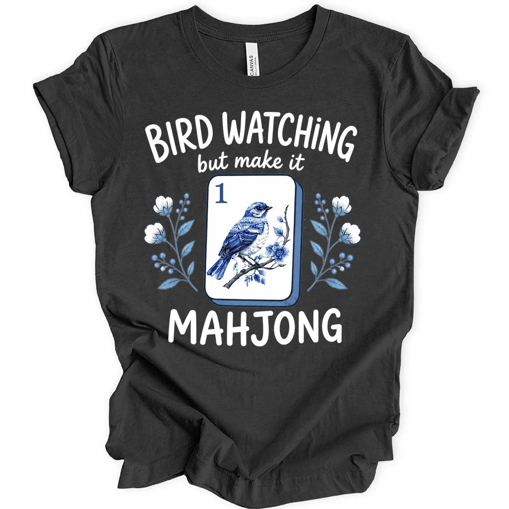 Bird Watching Mahjong T-Shirt