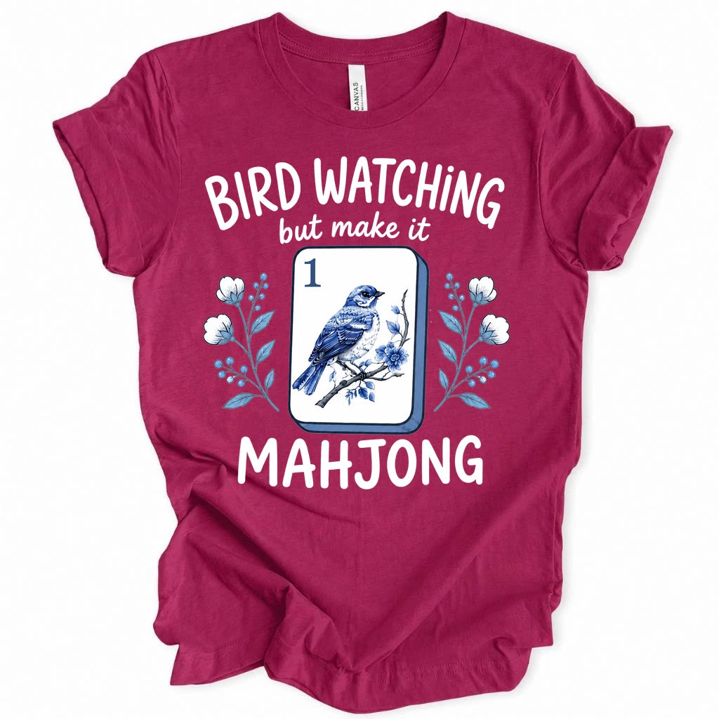 Bird Watching Mahjong T-Shirt