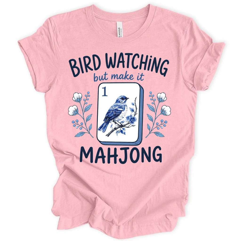Bird Watching Mahjong T-Shirt