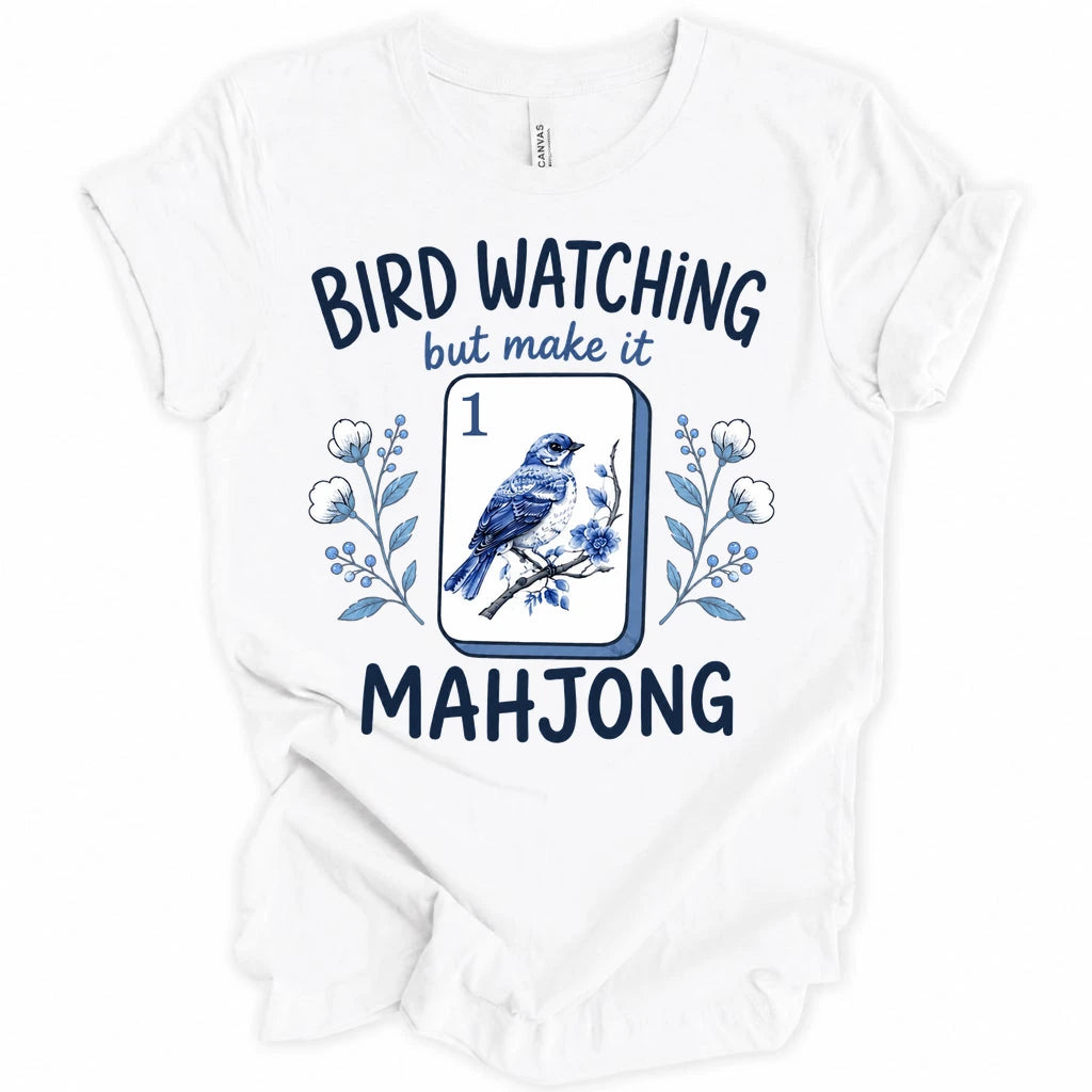 Bird Watching Mahjong T-Shirt