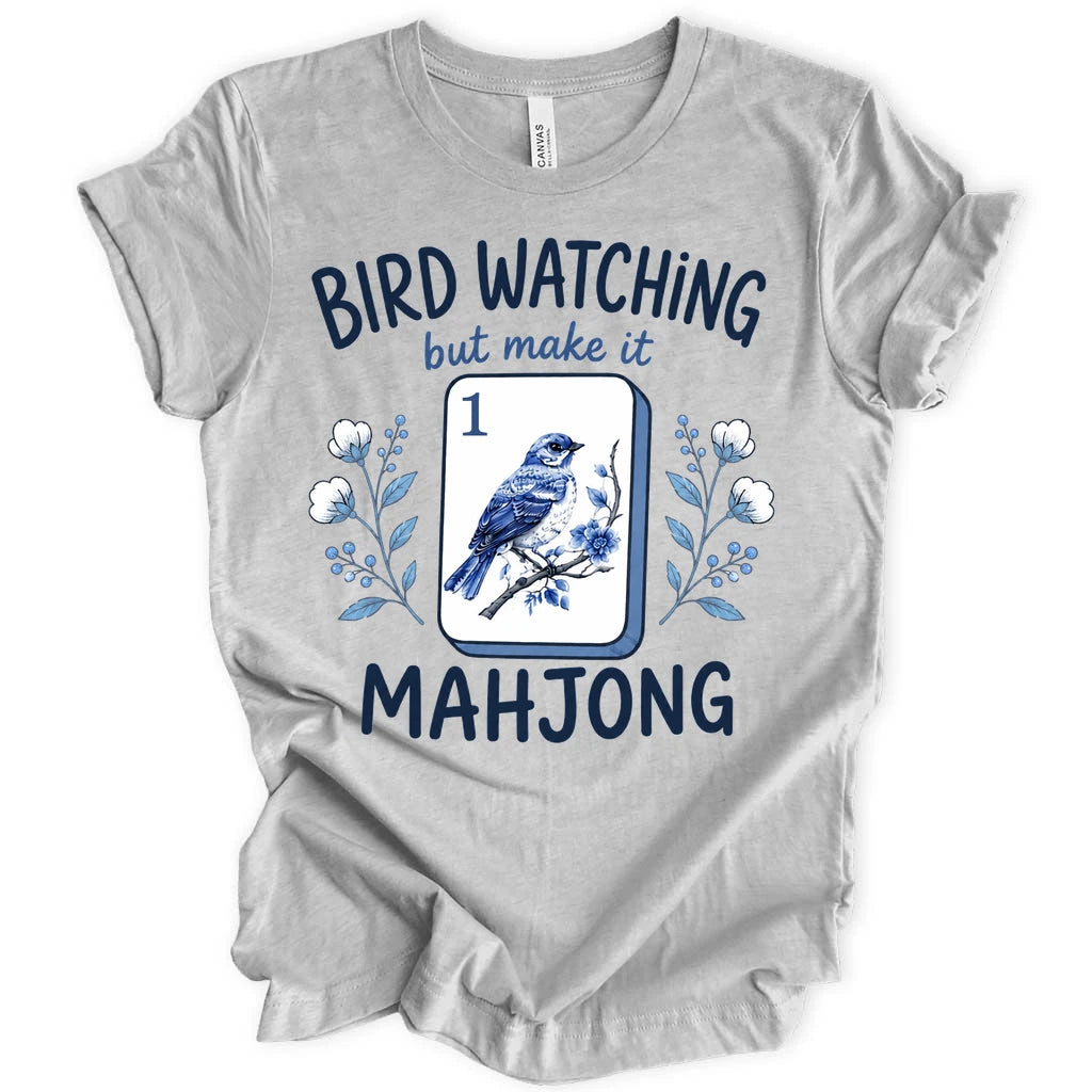 Bird Watching Mahjong T-Shirt
