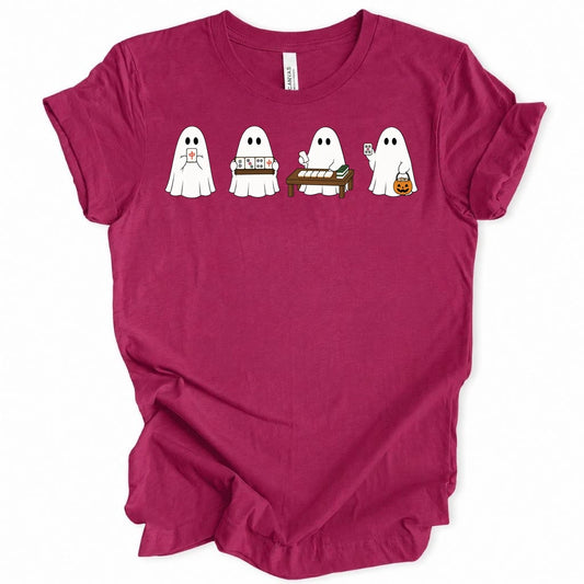 Ghost playing mahj T-Shirt