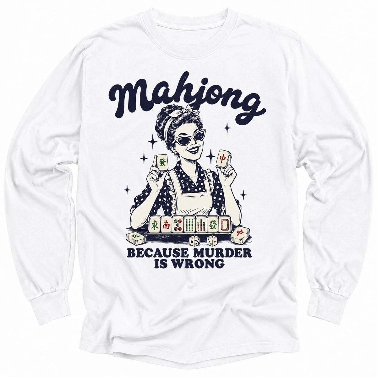 Because Murder Is Wrong Long Sleeve T-shirt