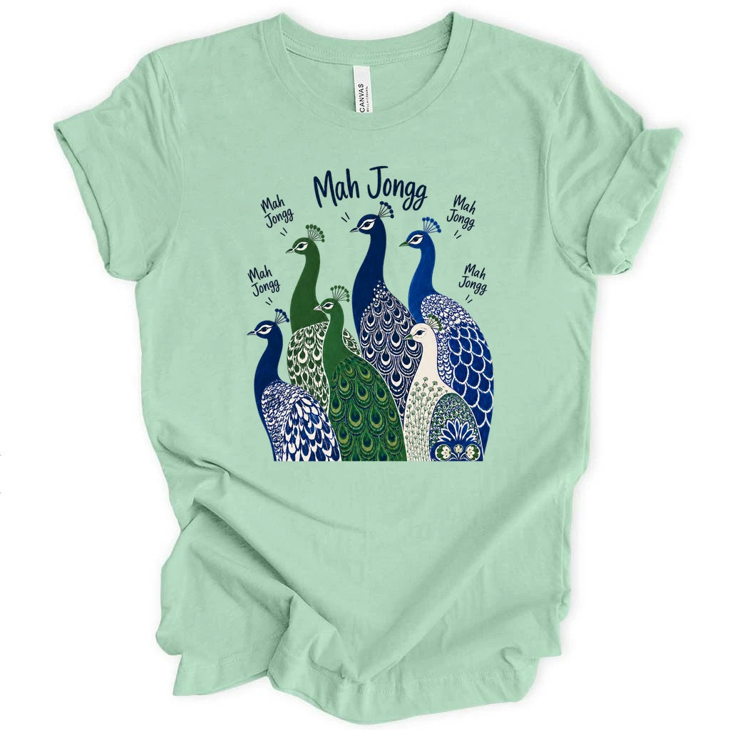 Mah Jongg Peacock T-Shirt