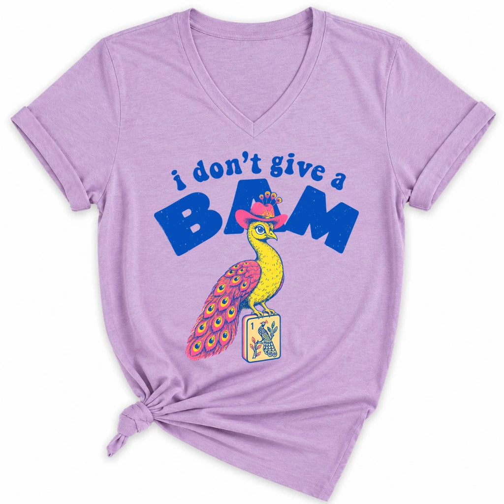 I Don’t Give A Bam Lady V-neck