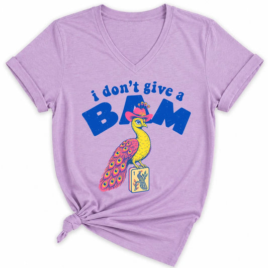 I Don’t Give A Bam Lady V-neck