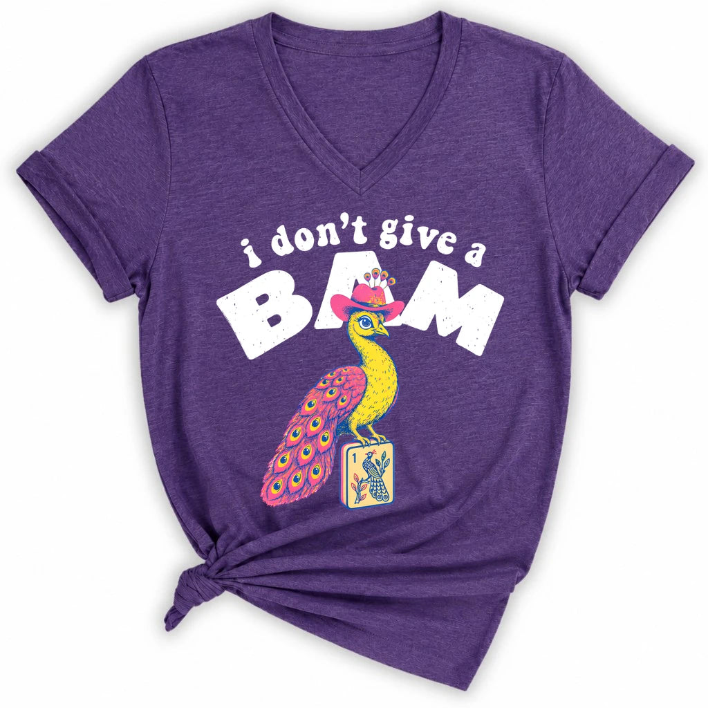 I Don’t Give A Bam Lady V-neck