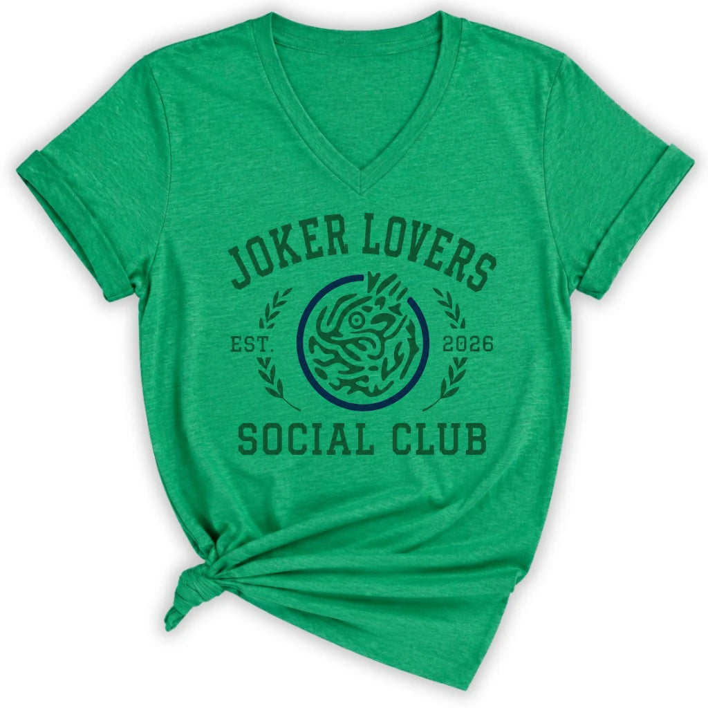 Joker Lover Social Club Lady V-neck