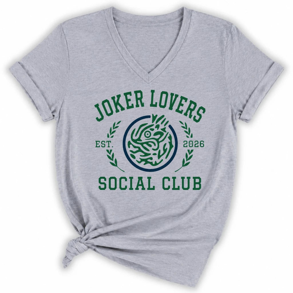 Joker Lover Social Club Lady V-neck