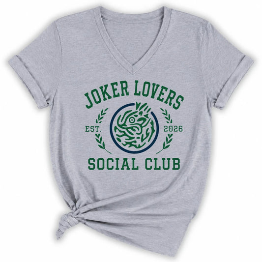 Joker Lover Social Club Lady V-neck