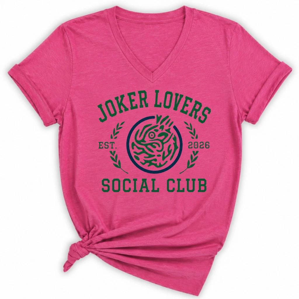 Joker Lover Social Club Lady V-neck