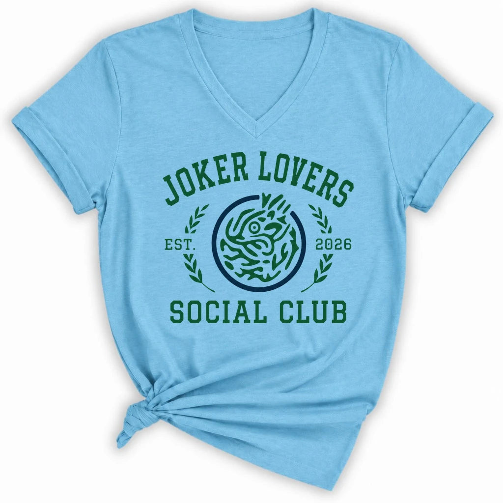 Joker Lover Social Club Lady V-neck