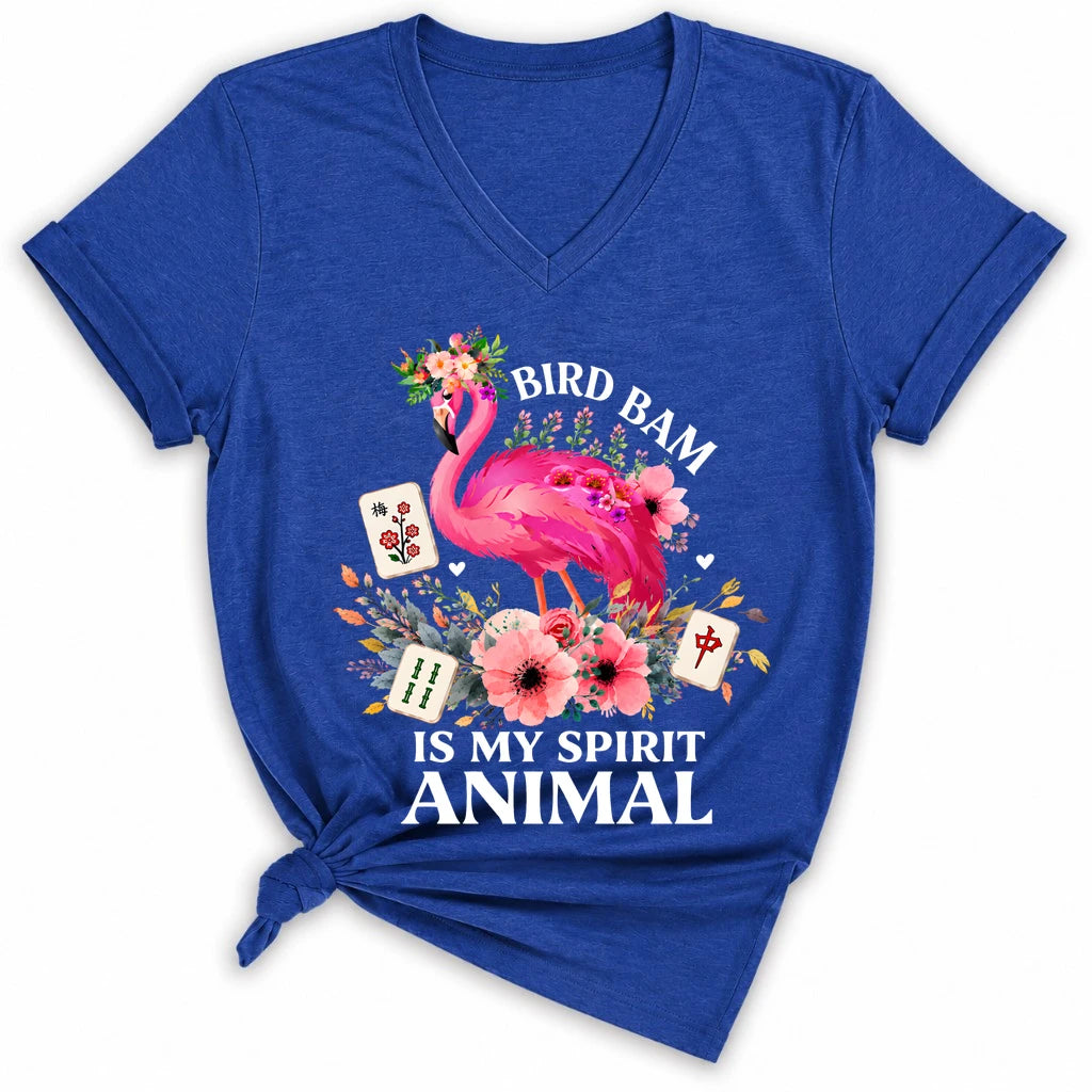 Bird Bam Is My Spirit Animal Lady V-neck