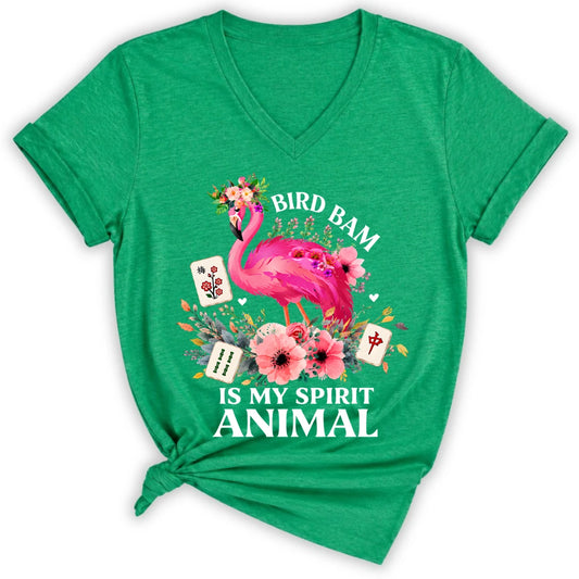 Bird Bam Is My Spirit Animal Lady V-neck