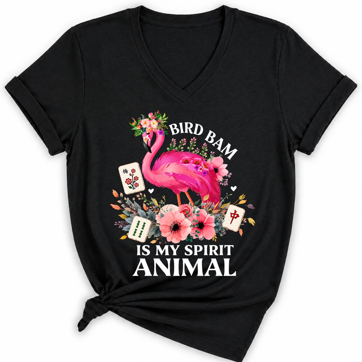 Bird Bam Is My Spirit Animal Lady V-neck