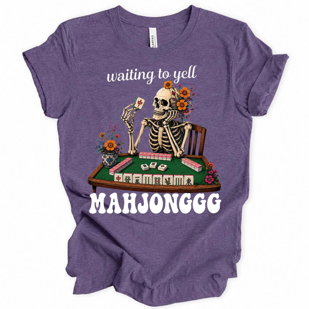 Waiting to Yell Mahjonggg T-Shirt