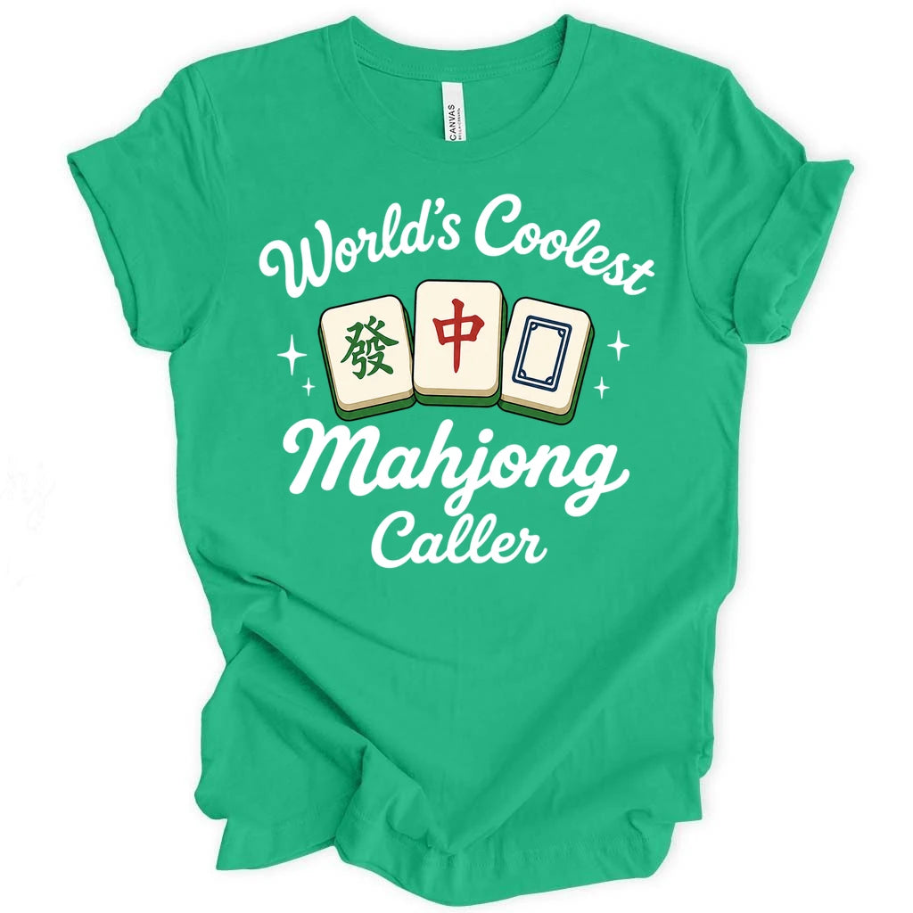 World's coolest mahjongg caller T-shirt