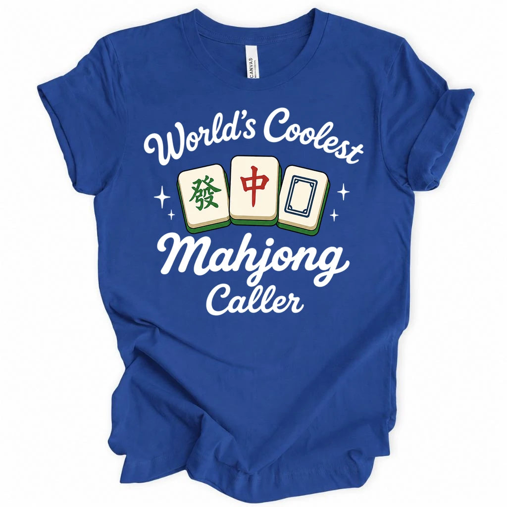 World's coolest mahjongg caller T-shirt