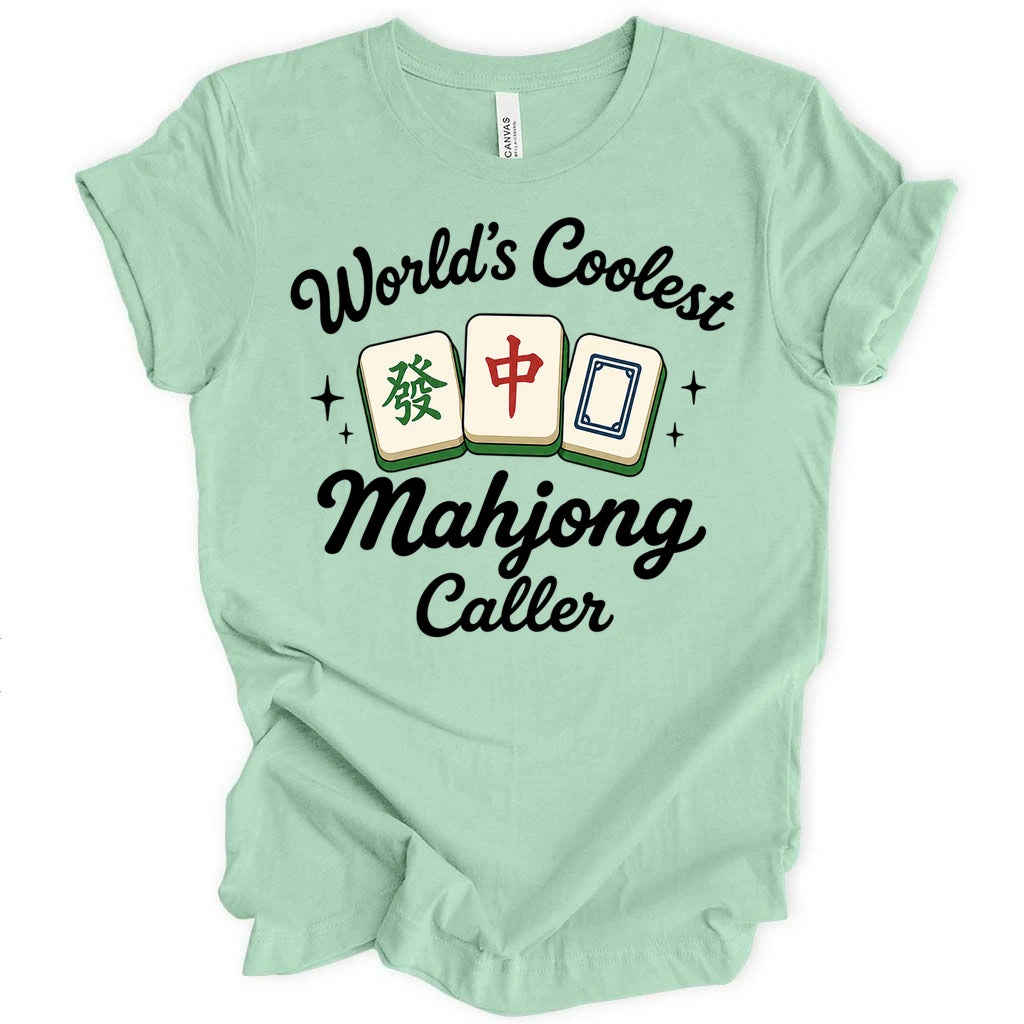 World's coolest mahjongg caller T-shirt