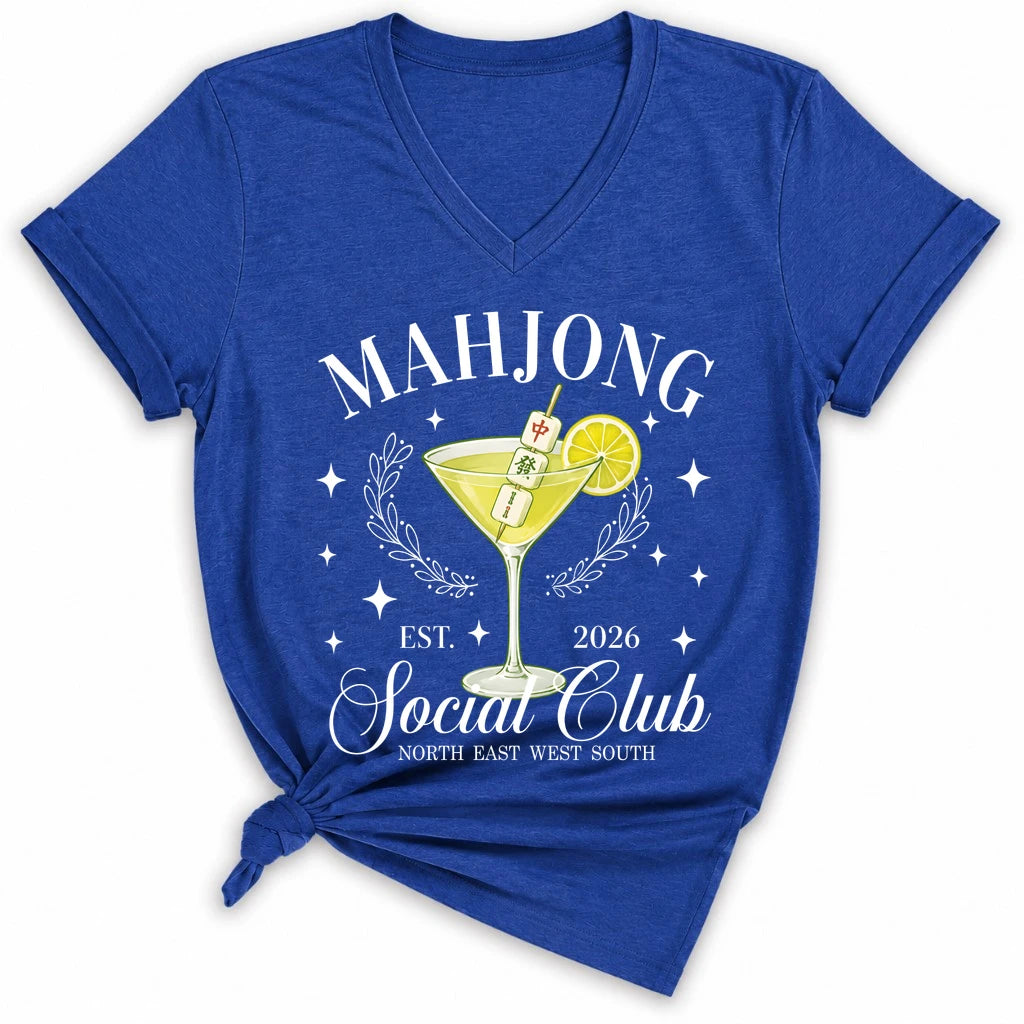 Mahj & Marg Social Club Lady V-neck