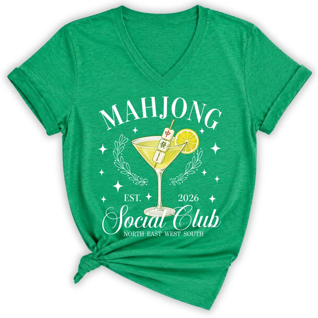 Mahj & Marg Social Club Lady V-neck