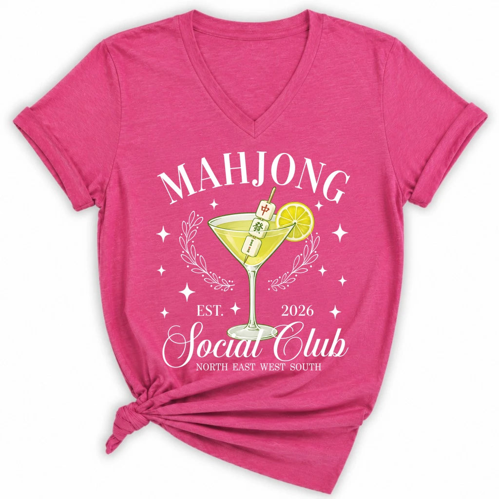 Mahj & Marg Social Club Lady V-neck