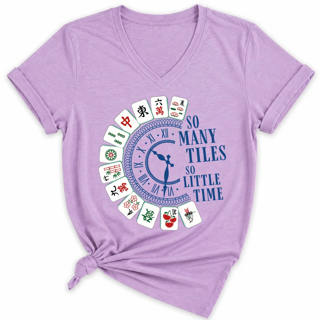 So Many Tiles So Little Time Lady V-neck