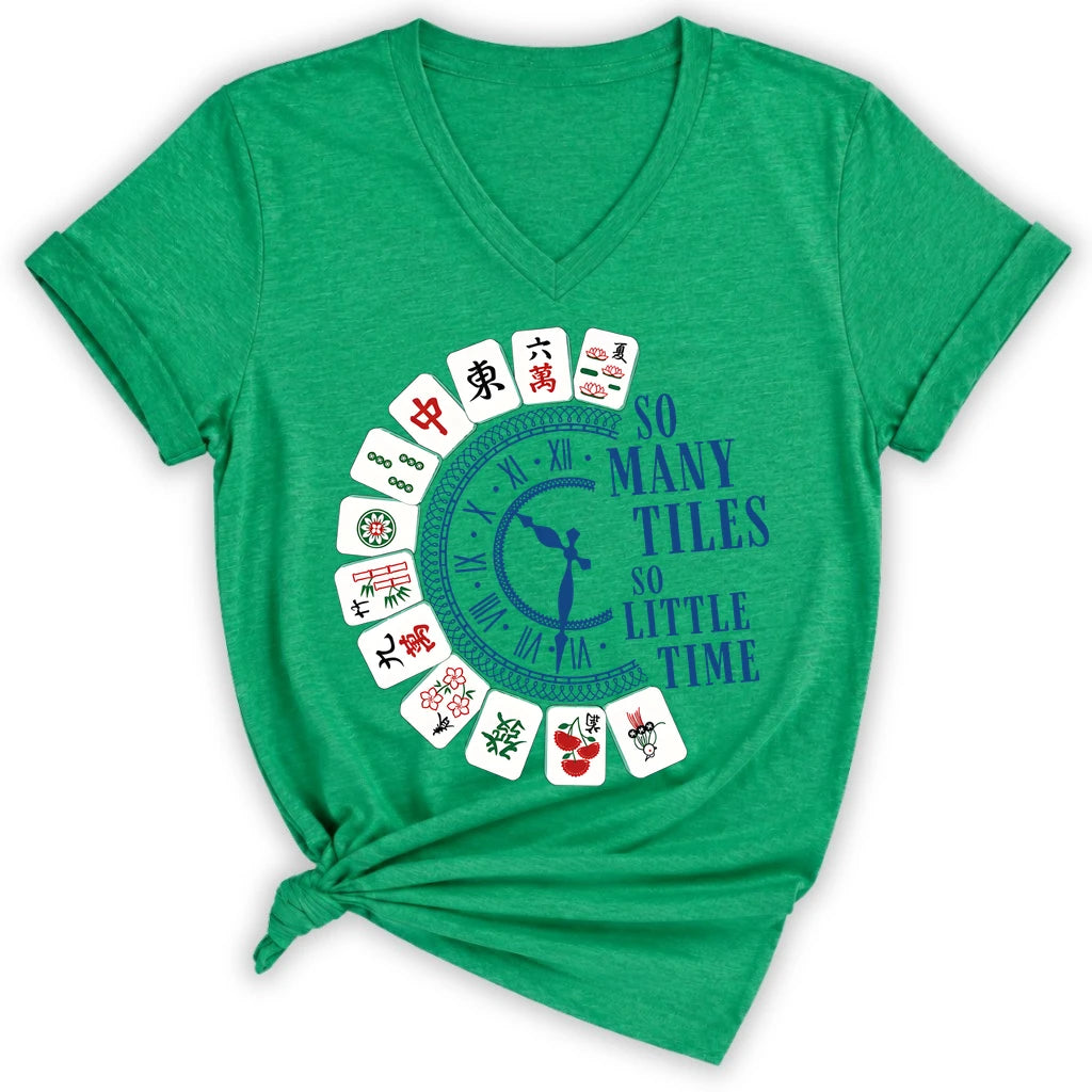 So Many Tiles So Little Time Lady V-neck