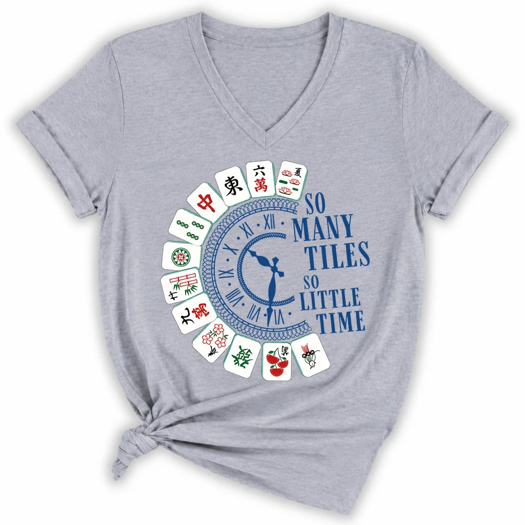 So Many Tiles So Little Time Lady V-neck