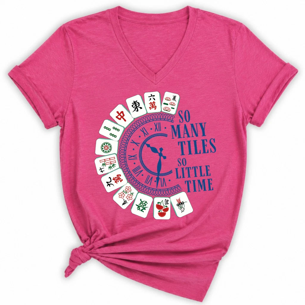 So Many Tiles So Little Time Lady V-neck