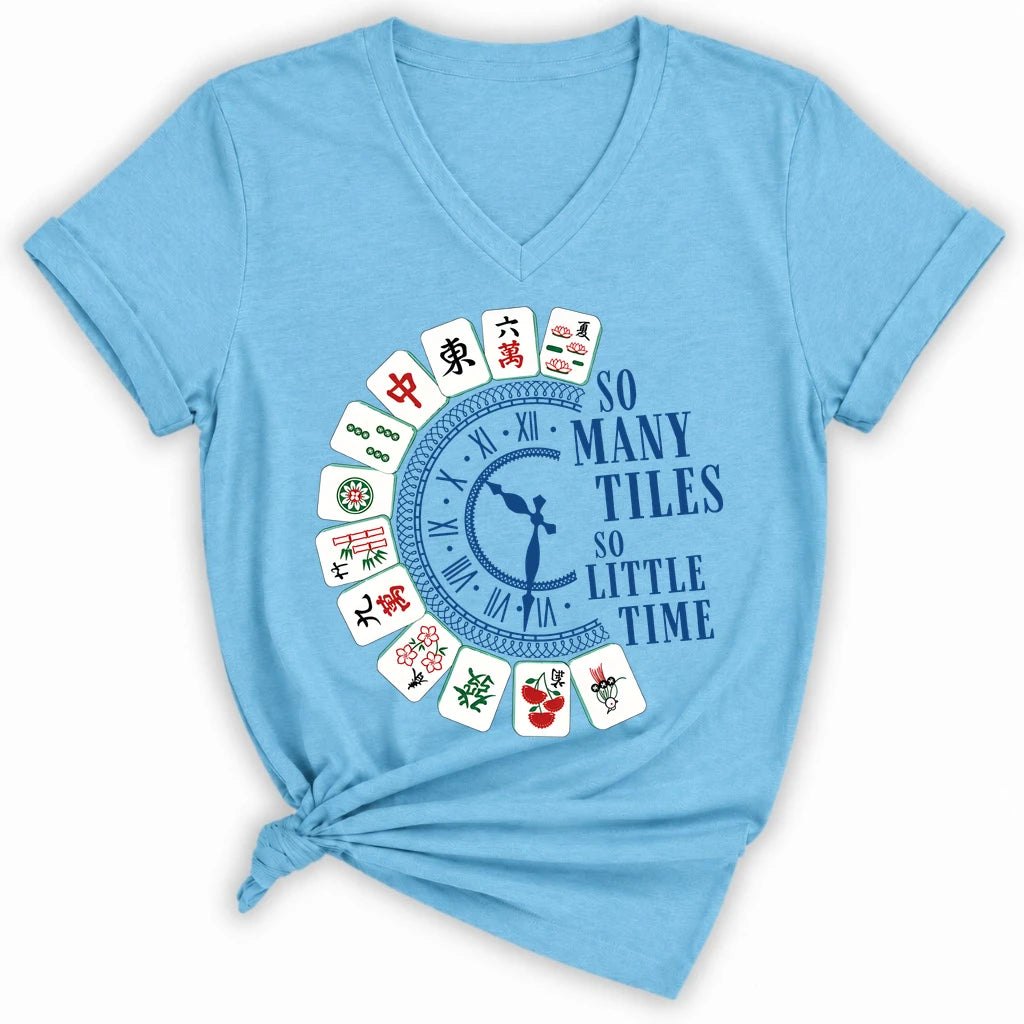 So Many Tiles So Little Time Lady V-neck