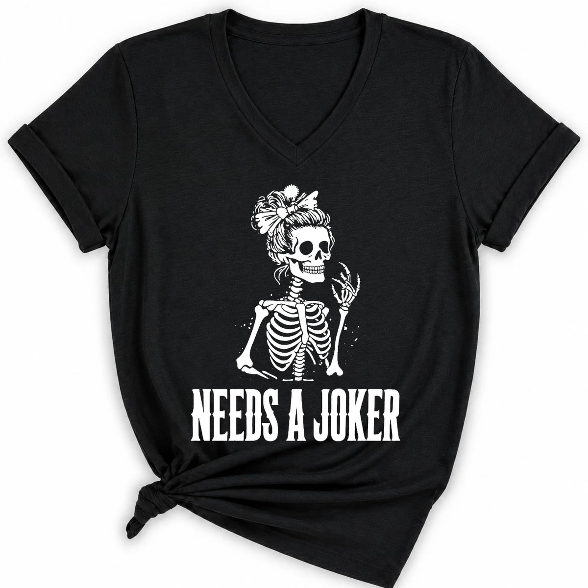 Needs A Joker Lady V-neck