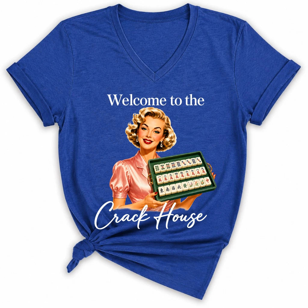 Welcome to the crack house Lady V-neck