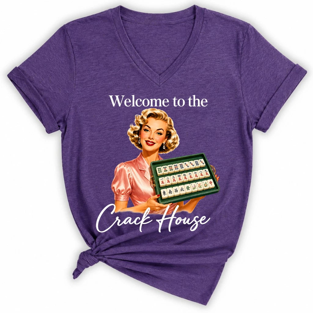 Welcome to the crack house Lady V-neck