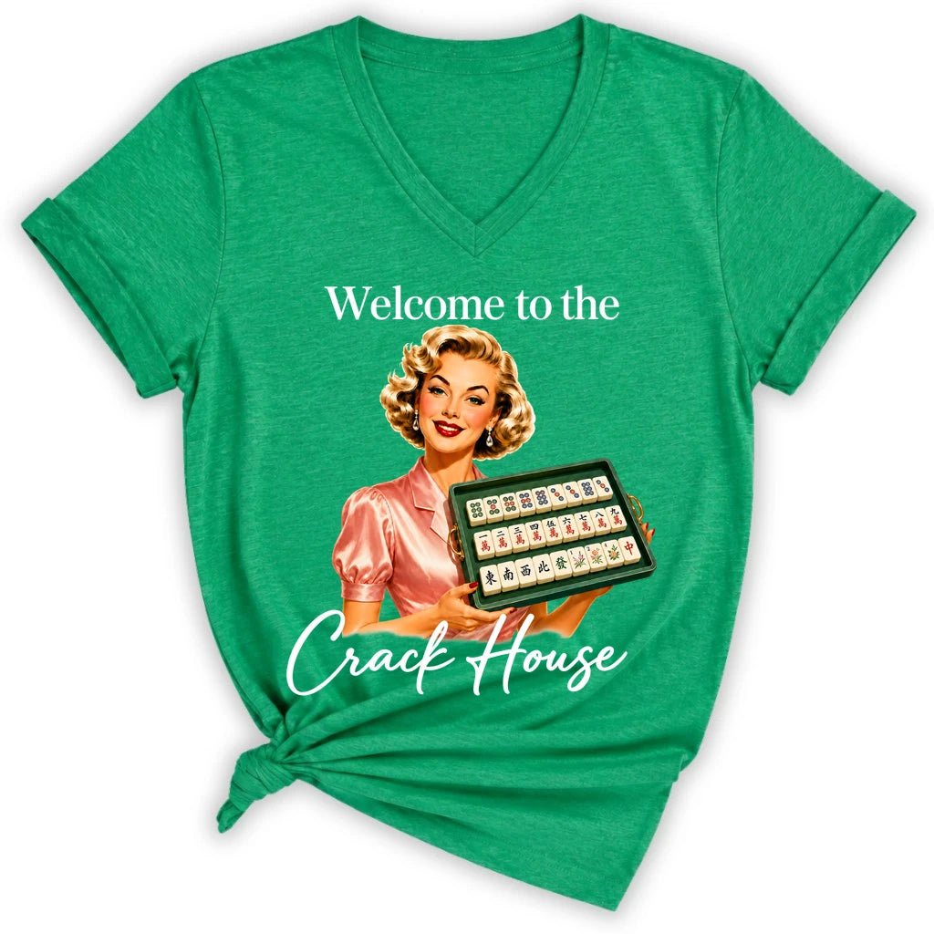 Welcome to the crack house Lady V-neck