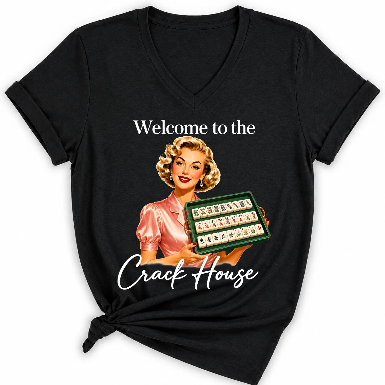 Welcome to the crack house Lady V-neck
