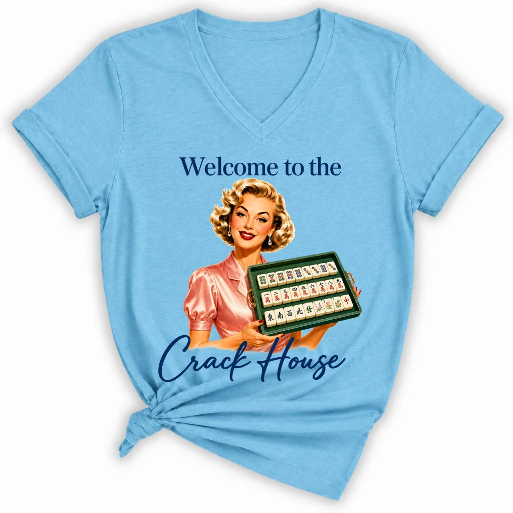 Welcome to the crack house Lady V-neck