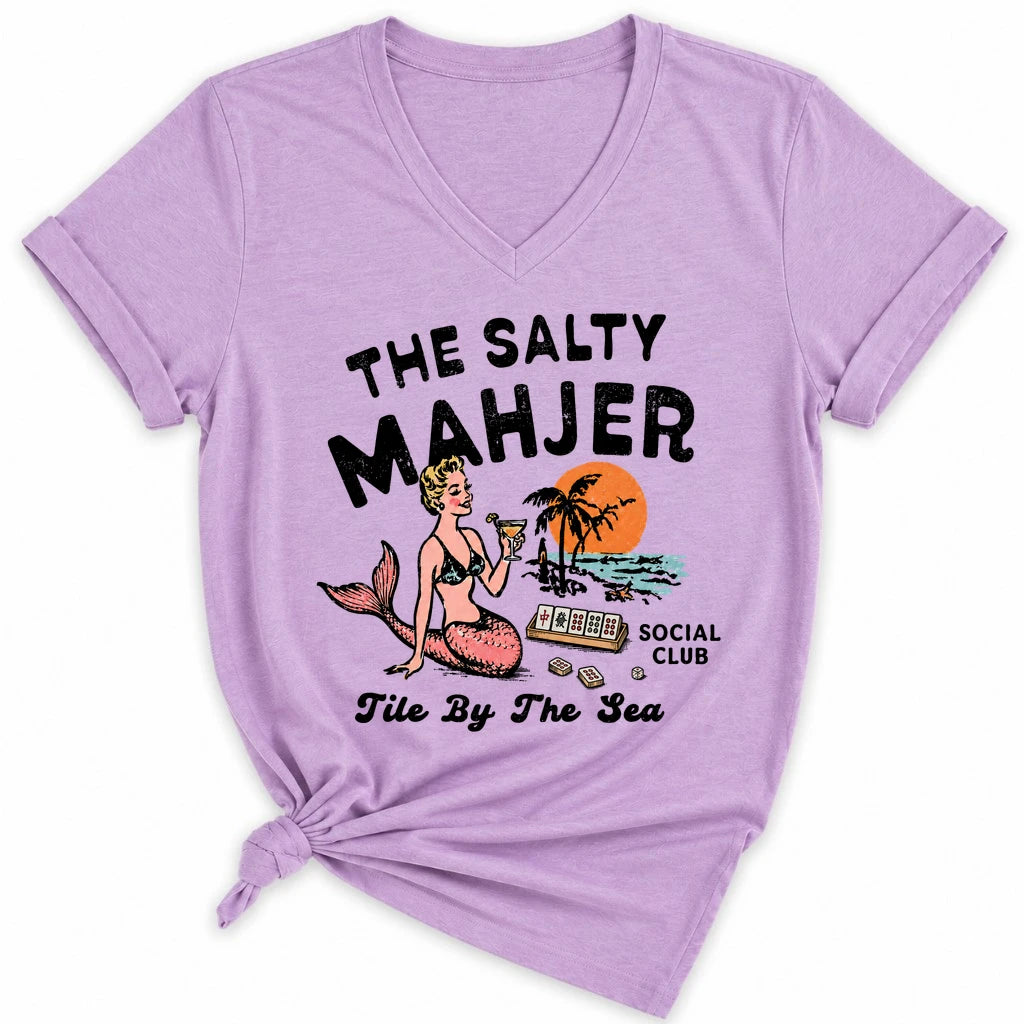 The Salty Mahjer Lady V-neck
