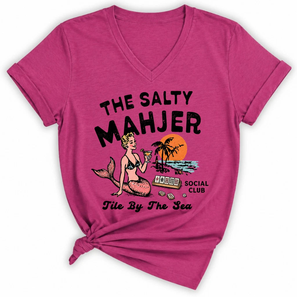 The Salty Mahjer Lady V-neck