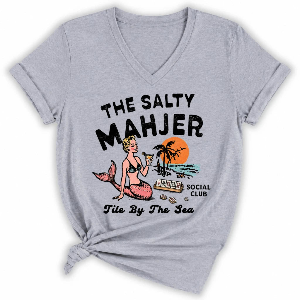 The Salty Mahjer Lady V-neck