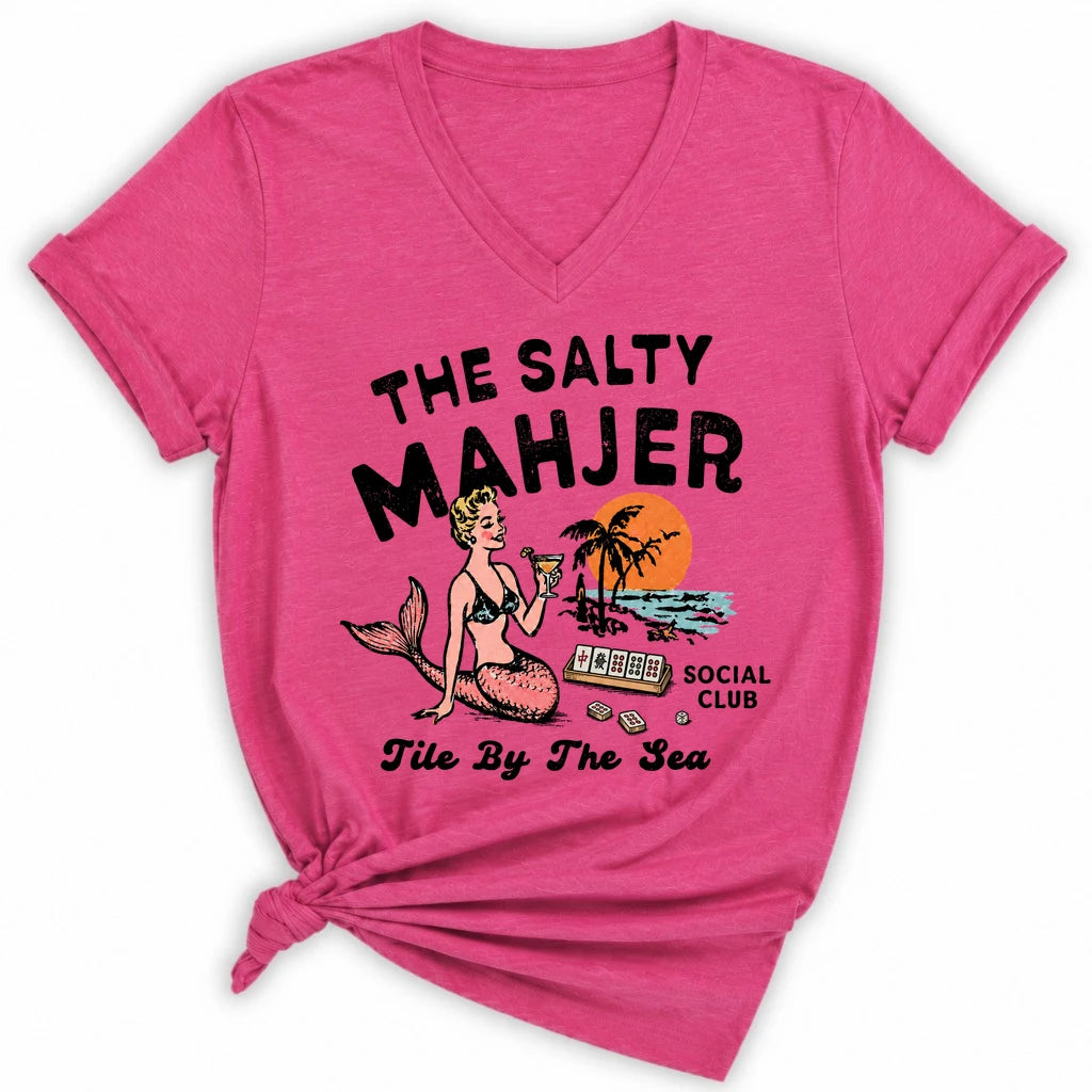 The Salty Mahjer Lady V-neck