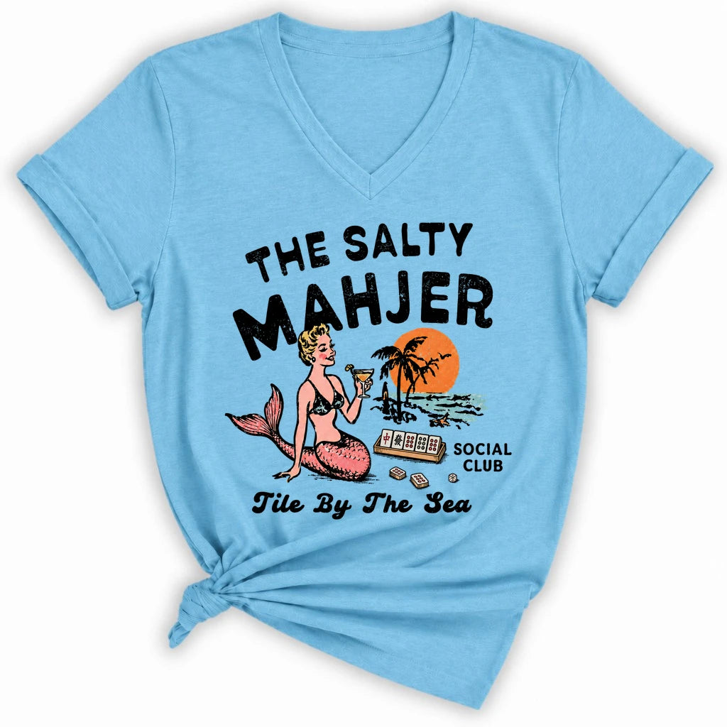 The Salty Mahjer Lady V-neck