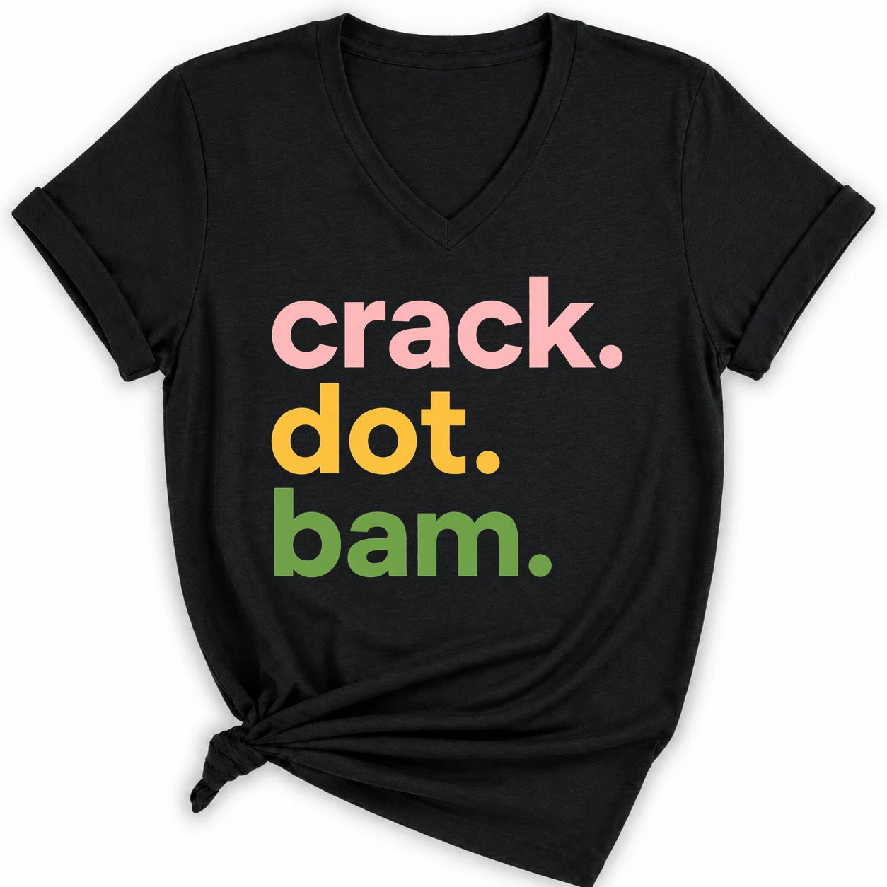 Crack Dot Bam Lover Lady V-neck